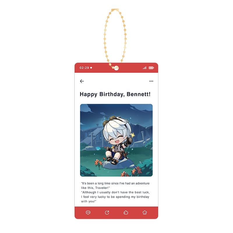 GENSHIN IMPACT Heartfelt Wishes Series Acrylic