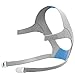 ResMed AirFit/AirTouch F20 Headgear - Replacement CPAP Headgear - Frame System & Full Face Cushion Not Included - Premium CPAP Accessories - Small, Blue