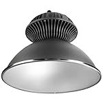 LE 55W LED High Bay Lighting, Super Bright Commercial Lighting, 150W HPS or MH Bulbs Equivalent, 4800lm, Waterproof, Daylight White, LED High Bay Lights