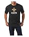 NFL New Orleans Saints Men's UP4 Tee, Black, Medium