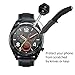 [3 Pack] Orzero for Huawei Watch GT/GT Active/GT Elegant Tempered Glass Screen Protector [Upgraded], 2.5D Arc Edges 9 Hardness HD Anti-Scratch Bubble-Free [Lifetime Replacement Warranty]