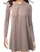 TWINTH Loose Fit Tunic Top High Neck Longsleeve Pleats Plus Size