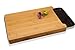 Premium Bamboo Wood Cutting Board with Melamine Tray,Organic Eco Friendly Tray for Kitchen Easy Waste Removal & Faster Food Prep Time -Best Anti-microbial Chopping Board, FDA Approved-15X10 inch