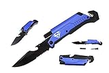 Superman 5 in 1 Pocket Knife (Blue)