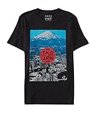 Aeropostale Men's Free State Tko Jpn Graphic T Shirt M Black