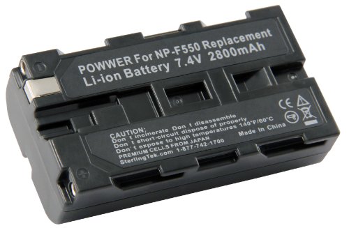 STK's Sony NP-F550 2800mAh Battery is a Long Lasting Battery for Sony HandyCams and LED On-Camera Video Lights Using NP-F550 batteries