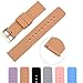 MLQSS Soft Silicone Watch Band with Quick Release Pins - Choice Color & Width (18mm, 20mm or 22mm) Watch Straps w/Adjustable Metal Clasp
