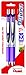 Pentel EnerGel Deluxe RTX Retractable Liquid Gel Pen, 0.7mm, Metal Tip, Violet Ink, 2 Pack (BL77BP2V)