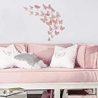 Pinkblume Rose Gold Butterfly Decorations Stickers 3d Butterfies Wall Decor Diy Home Decorations Removable Wall Decals Murals For Home Living Room Babys Bedroom Showcase Nursery Art Decor 36pcs Amazon Com Au Baby