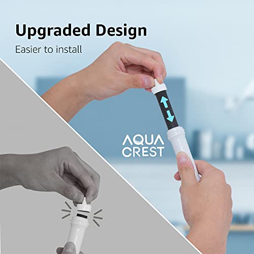AQUA CREST Water Bottle Filter, Replacement for Brita® BB06, Brita Hard Sided, Stainless Steel