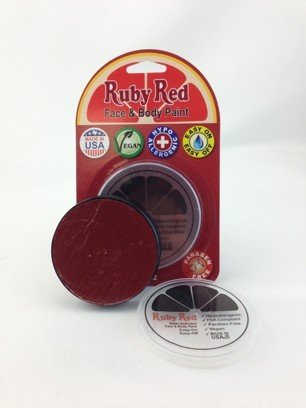 Ruby Red Paint Face Paint, 18 ML - Burgundy
