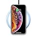 BEZALEL Qi-5 Wireless Charger Charging Pad Compatible with iPhone 11/11 Pro/11 Pro Max/XS/XR/XS Max/X/8 Plus Galaxy S20/S10/S9/S8 Note 10/9/8 LG Sony Pixel 3 XL [Sleep Friendly] No AC Adapter - White