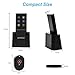 Whew Key Finder, Wireless Key Tracker Key Locator with Loud Beeping Sound, RF Item Tracker Locator Device with 1 Transmitter, 6 Receivers for Finding Keys,Car Keys,TV Remote, Wallet,Phone,Pets Dog Cat