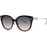 BOLON Women Fashion Oversized Cat Eye Polarized Sunglasses 61mm, Exclusive Eyewear Brand of EssilorLuxottica