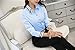 Taiduosheng Womens Basic Long Sleeve Slim Button Down Collared Shirts OL Work Shirts M