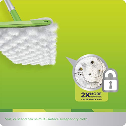 4 Swiffer+Sweeper+Refills+Mopping+Cleaning