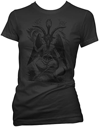 Black Roses Apparel Women's Baphomet Altare T-Shirt Black M