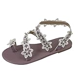 Women's Bohemian Flat Sandals Summer Casual Lace