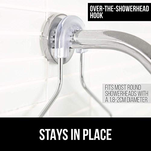 Gorilla Grip AntiSwing Oversized Shower Caddy, Rust Resistant