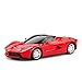 RASTAR Ferrari Toy Car, 1:24 RC Ferrari LaFerrari Model Car for Kids - Red, Random Frequency