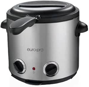 Amazon.com: Euro-Pro F1045 1-1/2-Liter Stainless-Steel Deep Fryer: Home ...