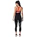 Zumba Strong Women's Breathable Halter Top Workout Tank, Bold Black, Small