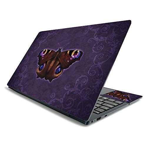 MightySkins Skin for Lenovo Ideapad S540 15" (2019) - Peacock Butterfly | Prote…