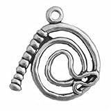 Sterling Silver 3D Australian Bullwhip Charm