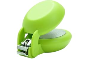 HARAC Special Needs Nail Clippers for Arthritic Hands, Senior and Kids, Adapted Nail Clipper for Fingernail and Thick Toenail, Made in Japan (Green)