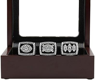 OAK' 1976 1980 1983 Raiders Ring Display Box Set - Size 11