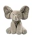 GUND Flappy Custom Elephant Plush- Personalized Toy, Adorable Singing Animated Toy, Soft and Huggable Stuffed Animal with Flappy Ears, Safe for Children, Interactive with Sound, Appropriate for All