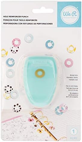 We R Memory Keepers 0633356631507 Accessories Board & Punch-Hole Reinforcer Punch