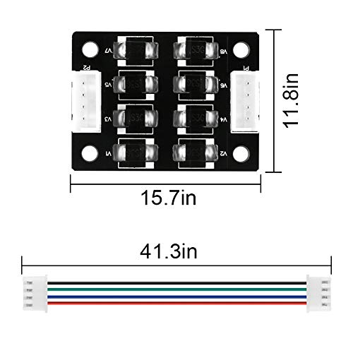 3D Printer Accessories Filter, 3Pcs TL Smoother Addon Module for Pattern Elimination Motor Clipping Filter 3D Printer Stepper Motor Drivers