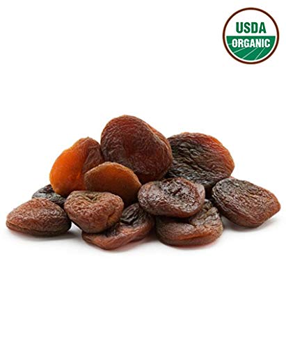 SUNBEST Sun Dried Organic Apricots, Organic Dried Turkish Apricots, Unsulphured in Resealable Bag (Organic, 2 Lb)