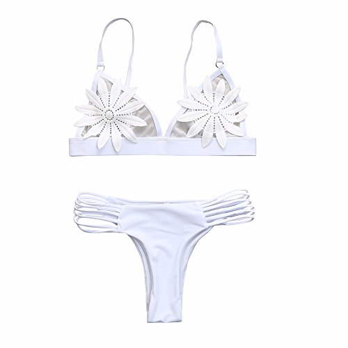 Women Two Piece Swimsuits Tankini Sets for Women Fudule Swimwear High Waisted Beachwear Tank Tops Bathing Suits White