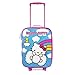 Hello Kitty On A Rainbow Blue Pilot Case Luggage for Girls