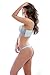 Hers by Herman Womens Mint Blue BRALLETE Bra with Matching Bikini Set Sexy Lingerie Set