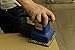 HICO HPT100-B 2.0-Amp 1/4 Sheet Sander Handheld Drywall with Palm Sander Pad and Dust Collector, Grip Sander for Removing Paint, Stains, Preparing Furniture, Polishing, Sanding Down and Finishing Wood