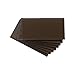 Aspect Peel and Stick Backsplash 3in x 6in Sienna Bark Glass Backsplash Tile for Kitchen and Bathrooms (8-Pack)