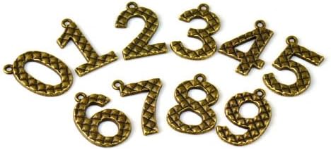 10pcs/lot,one Piece for Each Number 0-9 Number Letter Series,pt-746