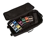 Gator Cases G-MEGA-BONE-W Large Curved Pedal Board with Rolling Nylon Carry Bag