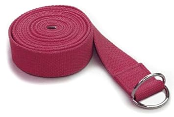 Lotus Design - Cinturón de yoga rojo Bordeaux: Amazon.es ...