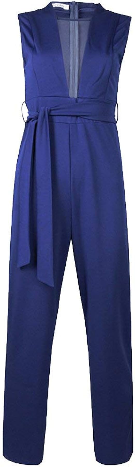 BIRAN5 Women's Jumpsuits Elegant Long Summer Sleeveless VNeck Deep