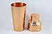 Premium Quality Hammered 100% Pure Copper Cocktail Shaker With Built-In Strainer - A Great Bar Tool For Your Favorite Bartender- by Alchemade