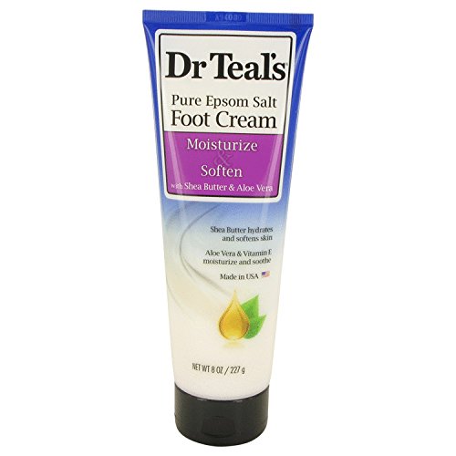 Dr Teal's Pure Epsom Salt Foot Cream Pure Epsom Salt Foot Cream with Shea Butter & Aloe Vera & Vitamin E By Dr Teal's Perfume for Women 8 oz