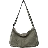 Messenger Bag for Women Men Canvas Satchel Crossbody Shoulder Bag Casual Sling Bag