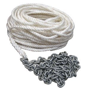 Powerwinch P10295 300' x 1/2" Nylon Rope and 15' x 1/4" HT Chain