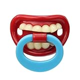 cnomg Cute Funny Silicone Teether Orthodontic Soother Nipples Baby Pacifiers Red Lips