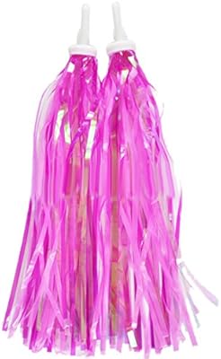pink handlebar tassels