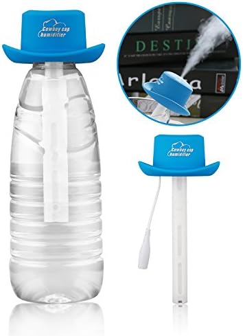 Ashbringer Personal Mini Air Humidifier- Portable Cool Mist Humidifier Diffuser ,Creative Cowboy Hat Design for Travel/Office/Car/Home